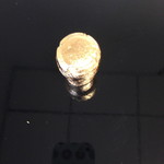 Champagne cork covered in gold leaf